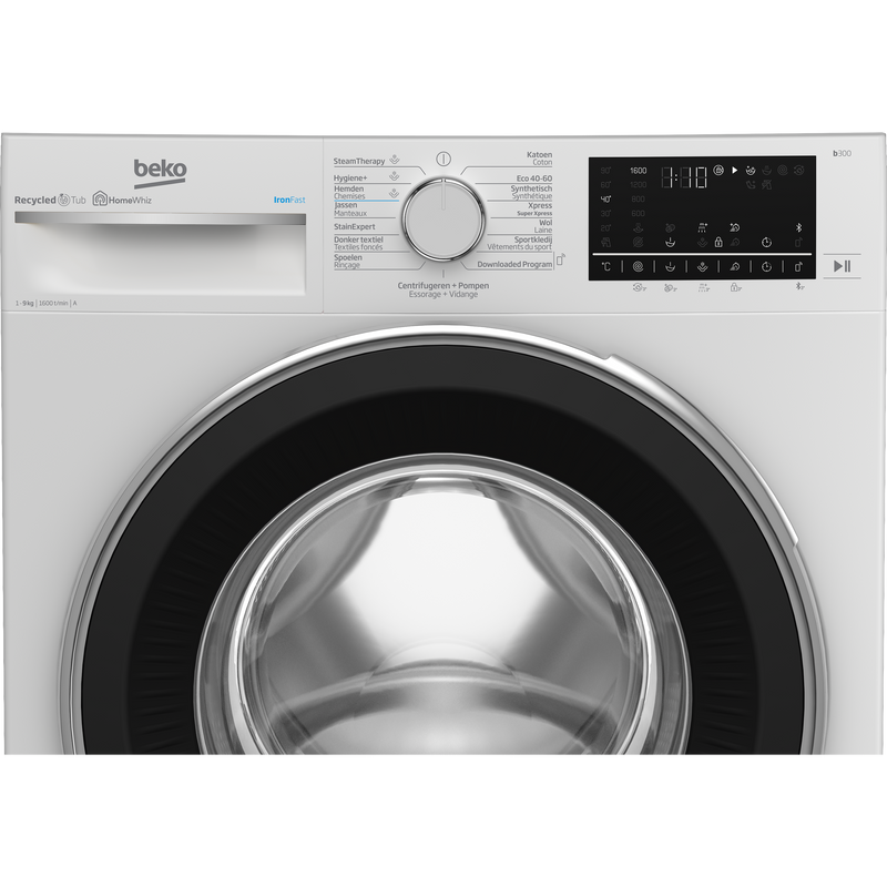 Beko B3WT59610W - Wasmachine - 9 Kg - Wit