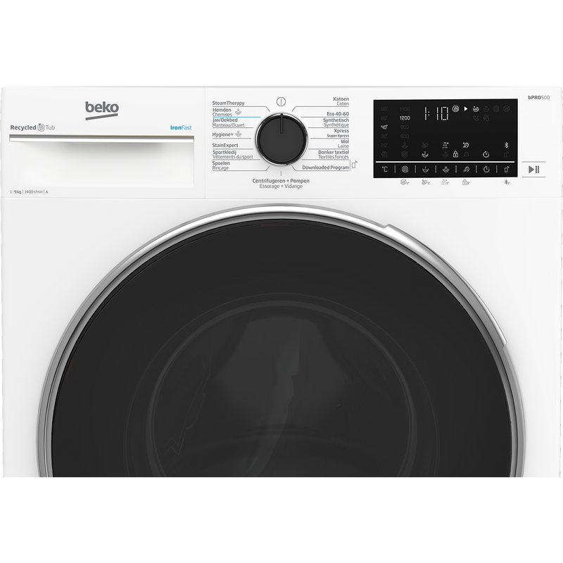 Beko B5WT5941082W -Wasmachine- Aquatech - 9 Kg