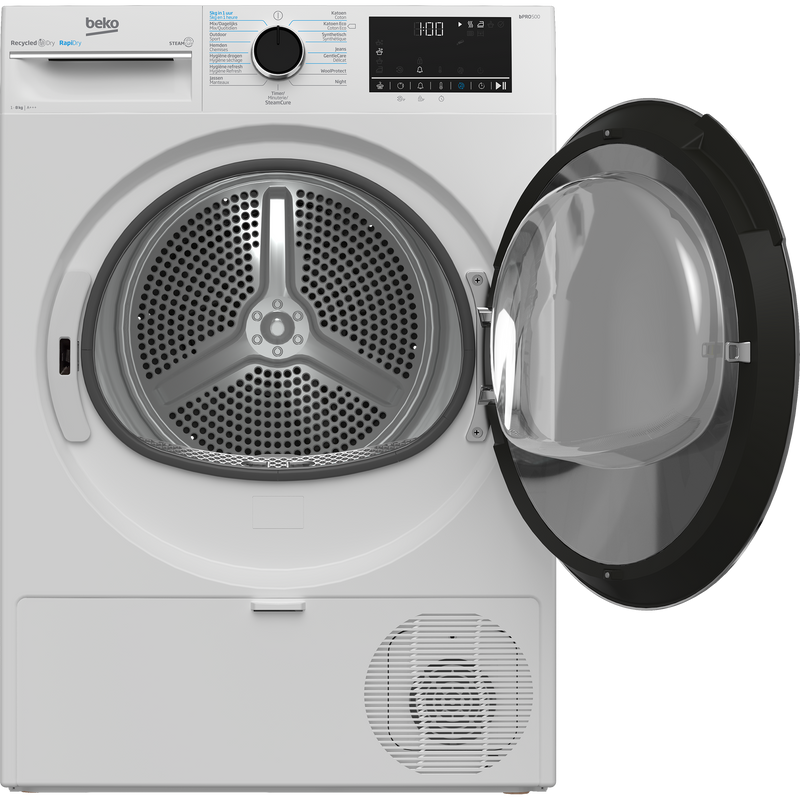 Beko B5T68247C0 - Warmptepompdroger - 8 Kg - Wit