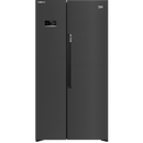 Beko B3GNE644HXR01 - Amerikaanse koelkast - Zwart