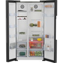 Beko B3GNE644HXR01 - Amerikaanse koelkast - Zwart