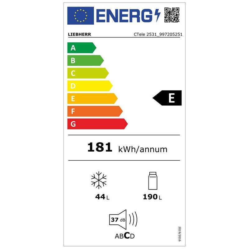 Liebherr CTele 2531-26 - Koel-vriescombinatie - Inox