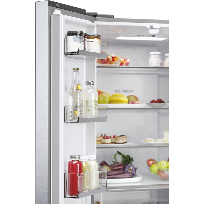 Haier HFR5719ENMG - Koel-vriescombinatie - inox