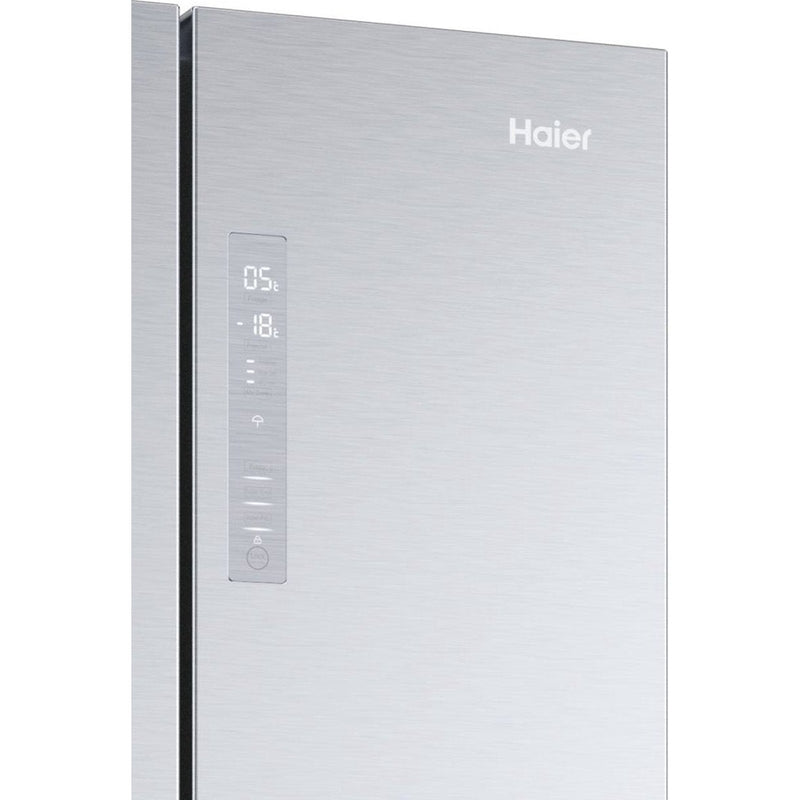 Haier HFR5719ENMG - Koel-vriescombinatie - inox