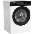 Beko BM3WFU41041B - Wasmachine - 10 kg - 1400 RPM - Zwart/Wit