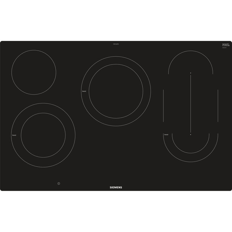 Siemens ET801LMP1D - iQ500 - Elektrische kookplaat - 80 cm - Zwart - Vlakinbouw