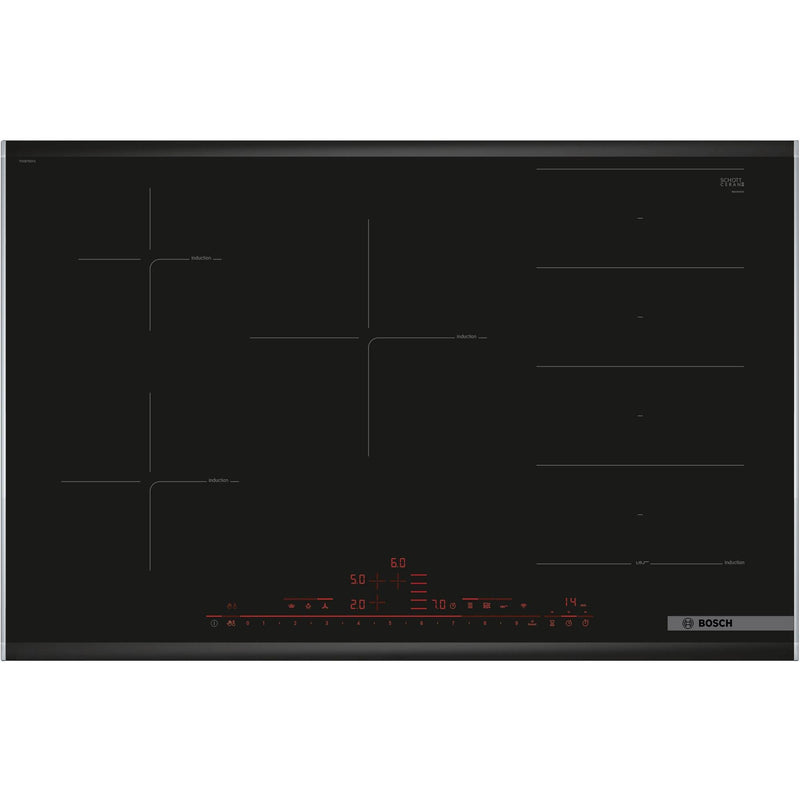 Bosch PXV875DV1E - Serie 8 - Inductiekookplaat - 80 cm - Opbouw met kader