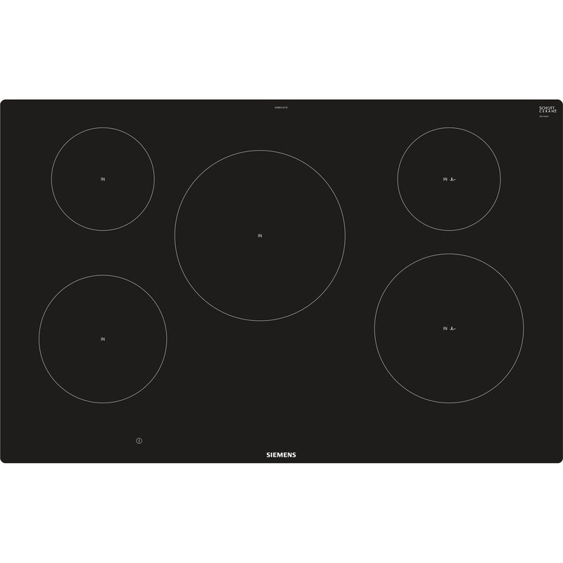 Siemens EH801LVC1E - iQ100 - Inductiekookplaat - 80 cm - Zwart - Vlakinbouw