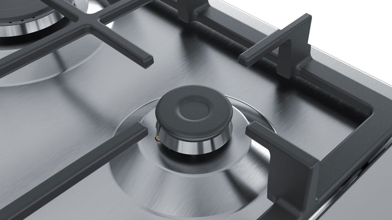 Bosch PGH6B5B90 - Serie 4 - Gaskookplaat - 60 cm - Inox