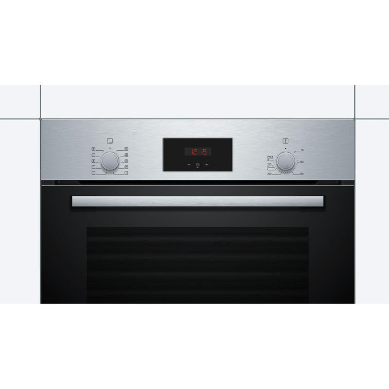 Bosch HBF154BS0 - Serie 2 - Inbouwoven - 60 x 60 cm - Inox