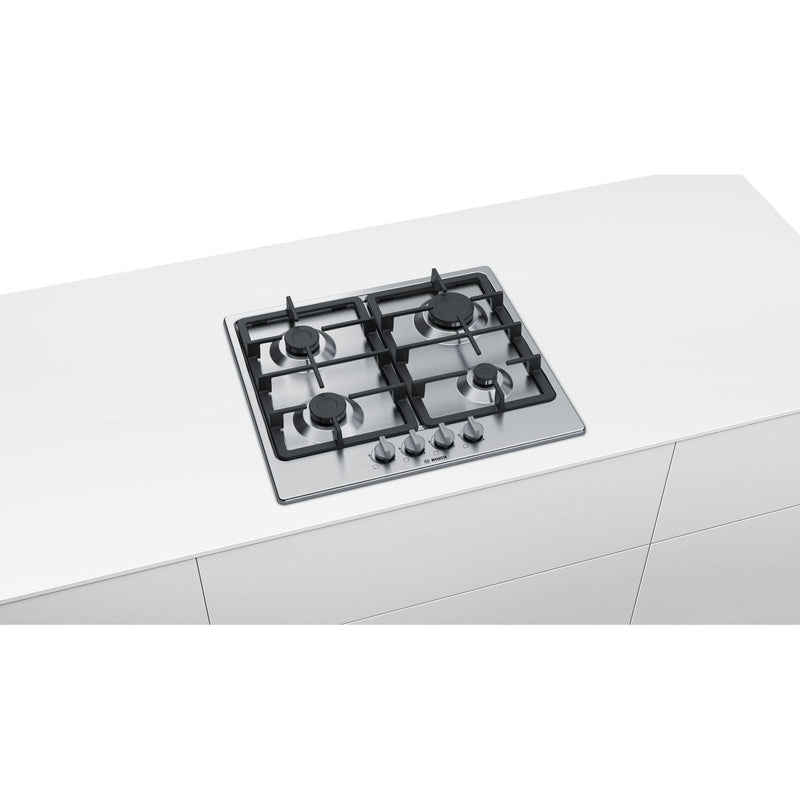 Bosch PGP6B5B90 - Serie 4 - Gaskookplaat - 60 cm - Inox