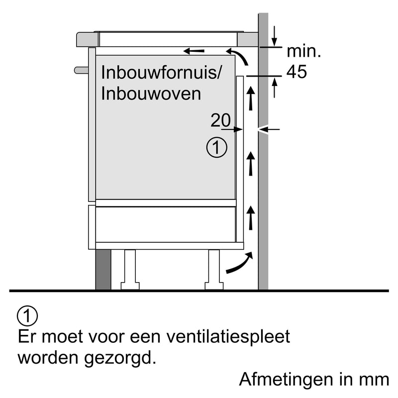 Siemens EH875LVC1E - iQ100 - Inductiekookplaat - 80 cm - Zwart - Opbouw met kader