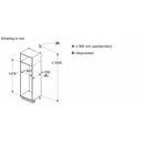 Bosch KIS77AFE0 - Serie 6 - Inbouw koel-vriescombinatie - 157.8 x 55.8 cm