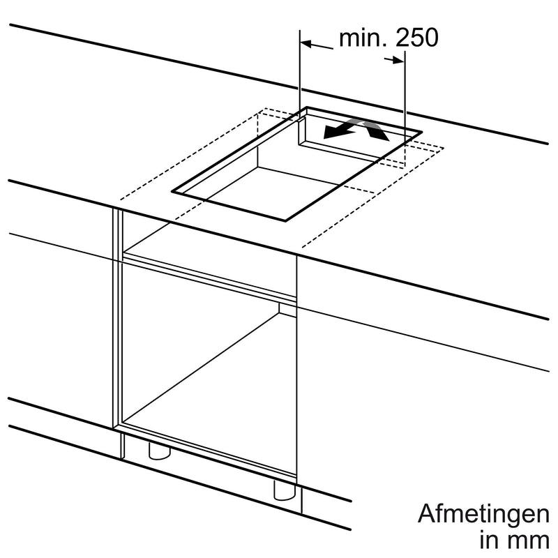 Siemens EH375FBB1E - iQ100 - Domino Inductiekookplaat - 30 cm - Zwart - Opbouw met kader