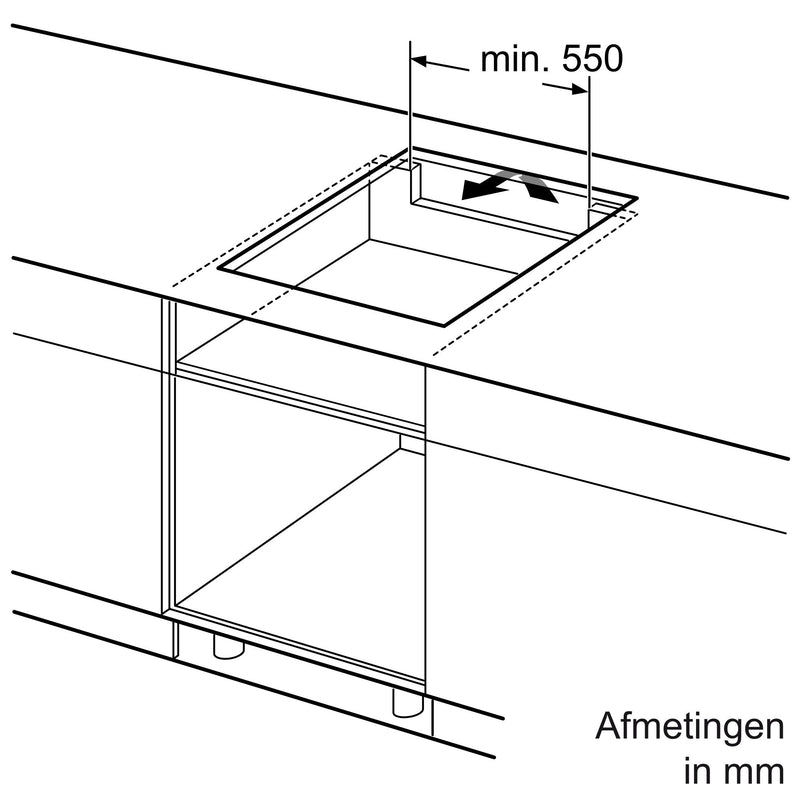 Siemens ED651HSB1E - iQ500 - Inductiekookplaat - 60 cm - Zwart - Opbouw zonder kader