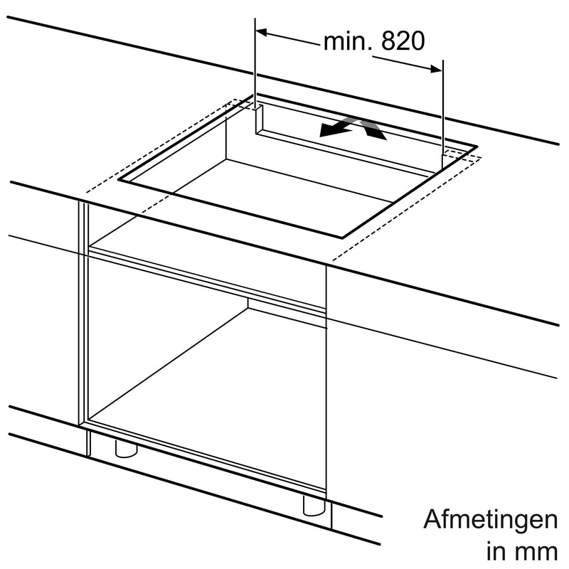 Bosch PXV901DV1E - Serie 8 - Inductiekookplaat - 90 cm - Vlakinbouw