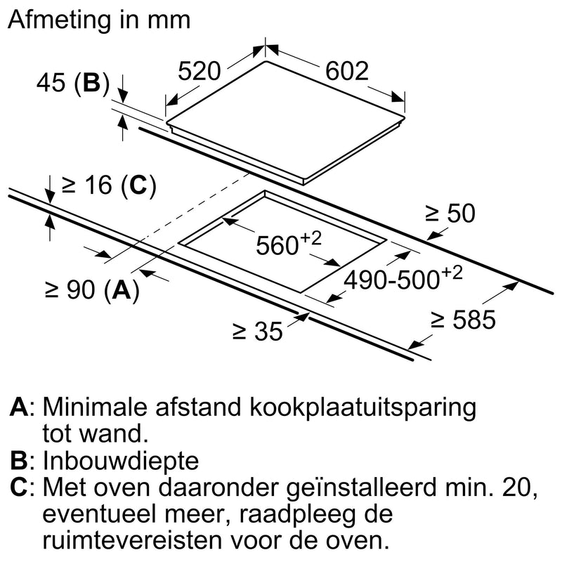 Siemens ET675FNP1E - iQ300 - Elektrische kookplaat - 60 cm - Zwart - Opbouw met kader