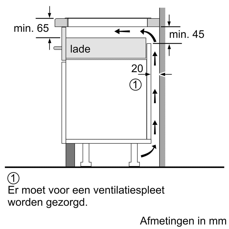 Bosch PXV831HC1E - Serie 6 - Inductiekookplaat - 80 cm - Opbouw zonder kader