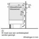 Siemens EH63KHEB1E - iQ100 - Inductiekookplaat - 60 cm - Zwart - Opbouw zonder kader