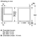 Bosch BFL7221B1 - Serie 8 - Inbouw magnetron - Zwart