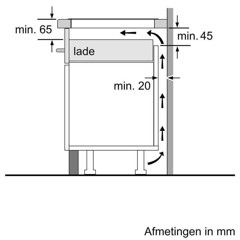 Bosch PXE675DC1E - Serie 8 - Inductiekookplaat - 60 cm - Opbouw met kader