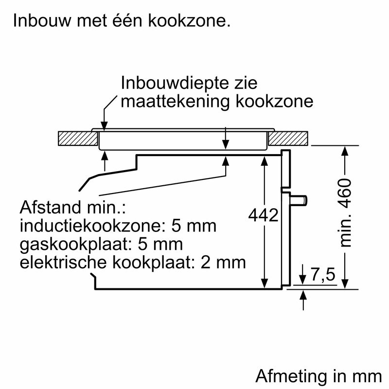 Siemens CD714GXB1 - iQ700 - Inbouw stoomoven - 60 x 45 cm - Zwart