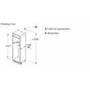 Bosch KIN86VFE0 - Serie 4 - Inbouw koel-vriescombinatie - 177.2 x 54.1 cm
