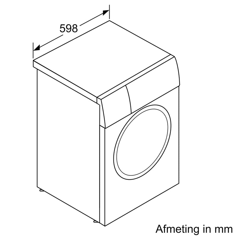 Bosch WAN282E4FG - Serie 4 - Wasmachine - 8 kg - 1400 rpm