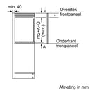 Siemens GI11VAFE0 - iQ300 - Inbouw vriezer - 71.2 x 55.8 cm
