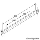 Bosch DFS097A51 - Serie 4 - Telescopische dampkap - 90 cm - Zilver metallic