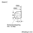 Siemens WI14W542EU - iQ700 - Inbouw wasmachine - voorlader - 8 kg