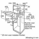 Siemens HB113FBS1 - iQ100 - Inbouwoven - 60 x 60 cm - Inox