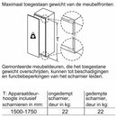 Bosch GIN81ACE0 - Serie 6 - Inbouw diepvriezer - 177.2 x 55.8 cm - SoftClose