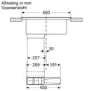 Siemens ED611BS16E - iQ300, Inductie kookplaat met ingebouwde afzuiging - 60 cm - Opbouw zonder kader