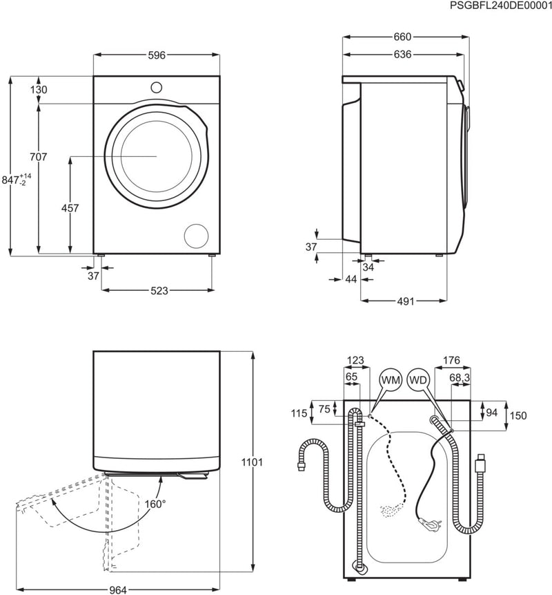 AEG LR63XQ944 - 6000 serie - ProSense® - Autodose Wasmachine - 9 kg