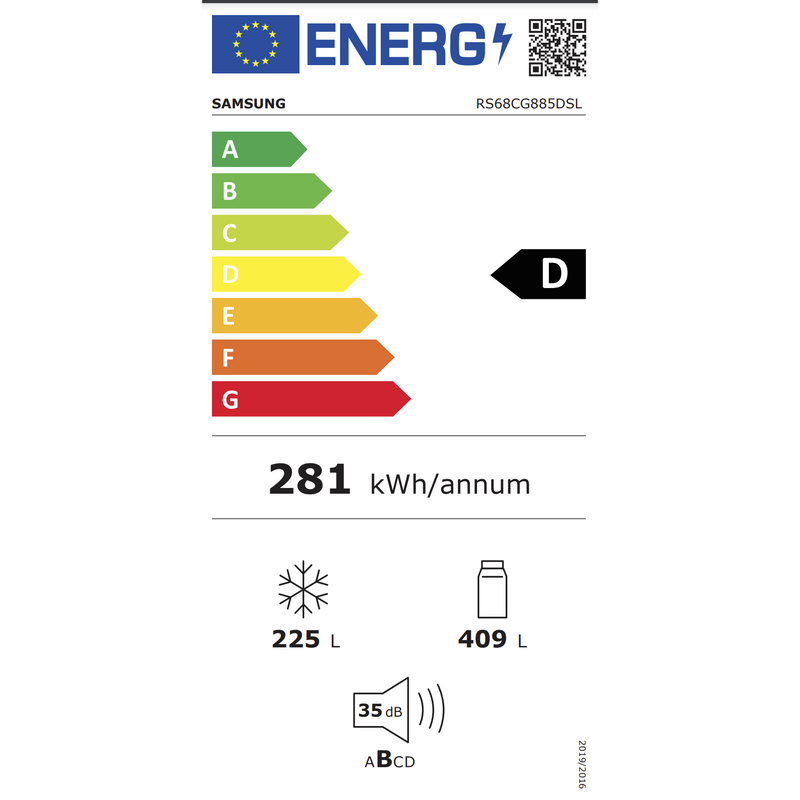 Samsung RS68CG885DSL - Amerikaanse koelkast - Wifi - Inox