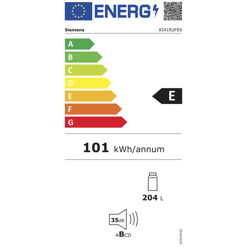 Siemens KI41R2FE0 - IQ300 - Inbouw - Koelkast - 122 cm