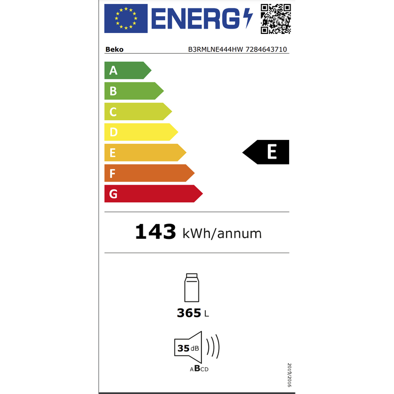 Beko B3RMLNE444HW - Koelkast - Harvestfresh - Wit