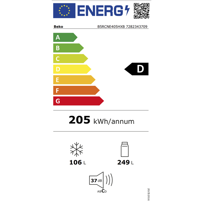 Beko B5RCNE405HXB - Koel-vriescombinatie - Harvestfresh - Inox