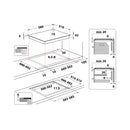 Whirlpool AKT 8090/NE - Elektrische kookplaat - Inbouw - 4 elektrische zones