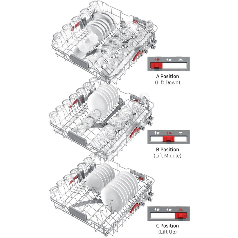 Samsung DW60CG530B00ET  - Serie 5 - Inbouwvaatwasser met Auto Open