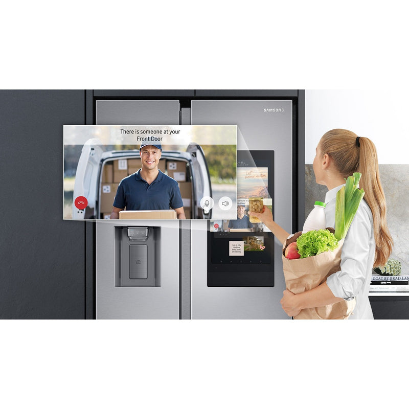 Samsung RS6HA8891SL - Family Hub Amerikaanse koelkast - Space max - Inox