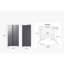 Samsung RS70F64KDFEF - Amerikaanse koelkast - 7 serie - Zwart Inox - Wifi