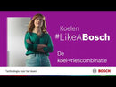Bosch KGN39VICT - Serie 4 - koel-vriescombinatie - 203 x 60 cm - Geborsteld staal AntiFingerprint - Total No Frost