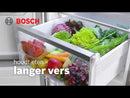 Bosch KGN39AIAU - Serie 6 - koel-vriescombinatie - 203 x 60 cm - Geborsteld staal AntiFingerprint - Total No Frost