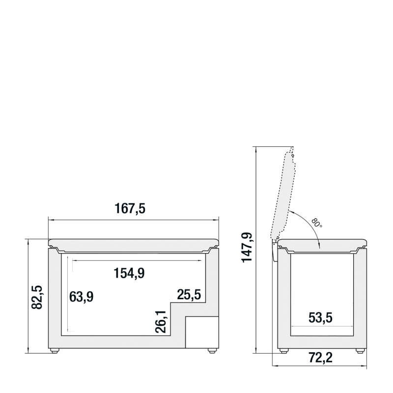 Liebherr CFe 2500 - Pure - Diepvrieskist