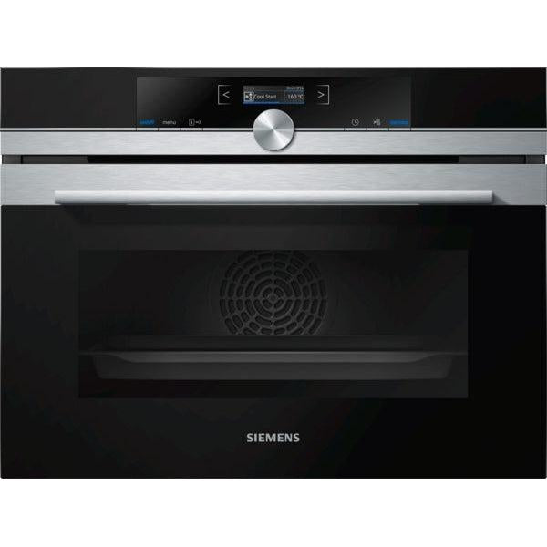 Siemens CB675GBS3 iQ700, Multifunctionele compact oven, 60 x 45 cm, Inox