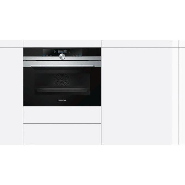 Siemens CB675GBS3 iQ700, Multifunctionele compact oven, 60 x 45 cm, Inox