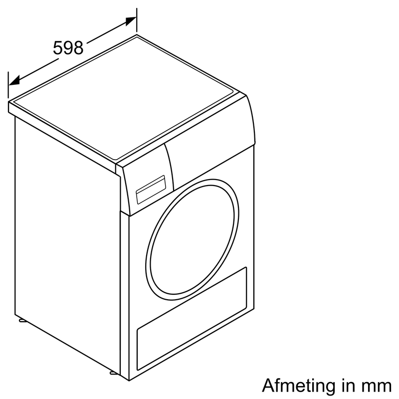 Siemens WT48XM40FG - IQ700 - Warmptepompdroger - 9 kg - (Nieuw niet in originele doos)
