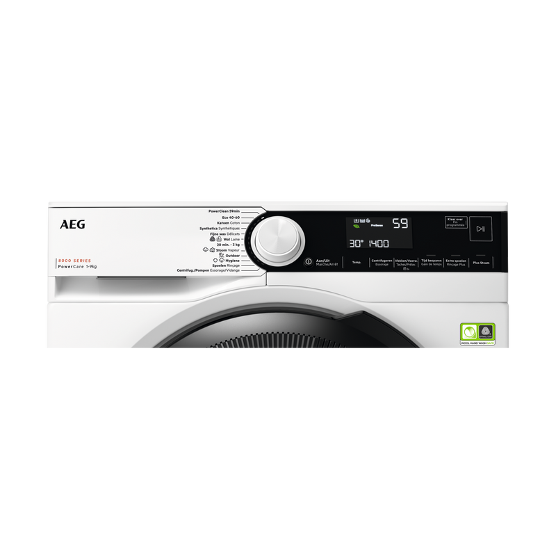 AEG LR85R944 - 8000 serie - PowerCare - Wasmachine - 9kg